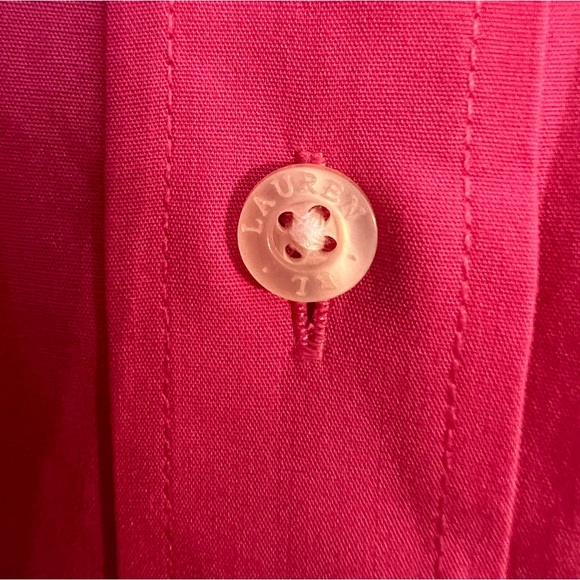 RALPH LAUREN Women’s Plus Size Pink Blouse 2XL - Picture 6 of 7
